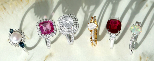 Gemstone rings in Panama City, FL