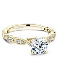 Maharaja Collection Round Diamond Semi-Mount Engagement Ring in 18K Yellow Gold (1.39tcw)