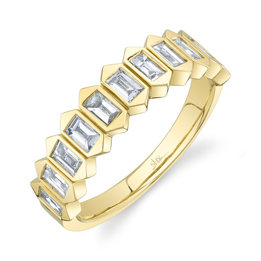 Maharaja Collection Baguette Diamond Ring in 14K Yellow Gold (0.75ctw)