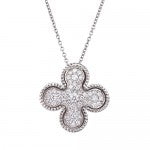Maharaja Collection Round G SI1 Diamond Pendant in 18K White Gold (0.37ct)