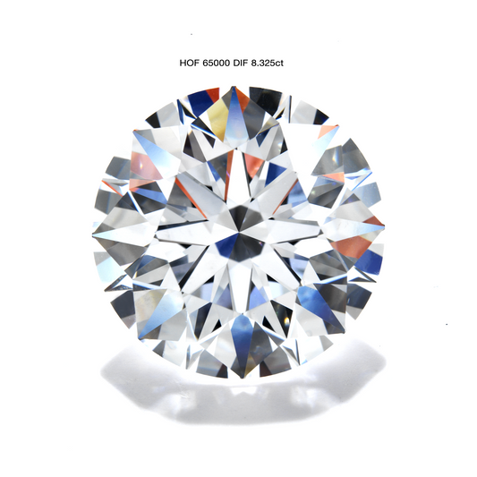 Maharaja Collection Round Diamond Engagement Ring with 0.55ct Center Stone in 18K White Gold (1.06ctw)