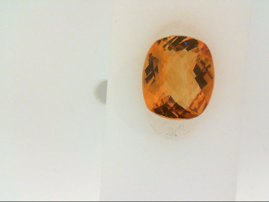 10.01ct Rectangular Cushion Natural Citrine