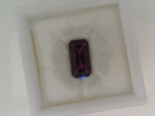 1.81ct Rectangular Cushion Natural Grape Garnet