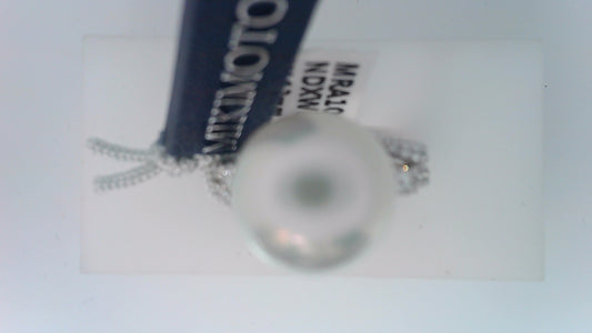 Maharaja Collection White South Sea Cultured Pearl and Diamond Ring with 12mm Pearl in 18K White Gold (0.30ctw)