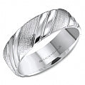 Maharaja Collection Men's Wedding Band in 14K White Gold