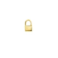 Maharaja Collection Padlock Shaped Push Lock Bracelet in Silver