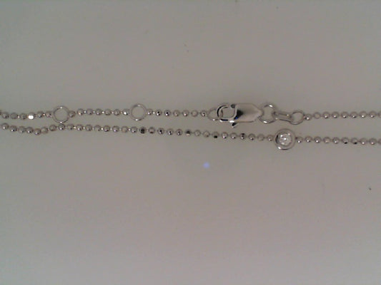 Maharaja Collection Diamond Cut Beaded Chain Bracelet in Adjustable Length