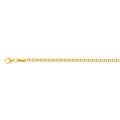 Maharaja Collection Adjustable Flat Mariner Chain Anklet in Silver
