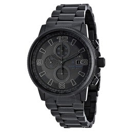 Maharaja Collection Nighthawk Eco-Drive Chronograph Men's Watch in Stainless Steel