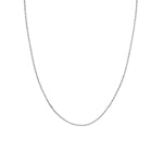 Maharaja Collection Brill Cable Chain Necklace in Sterling Silver
