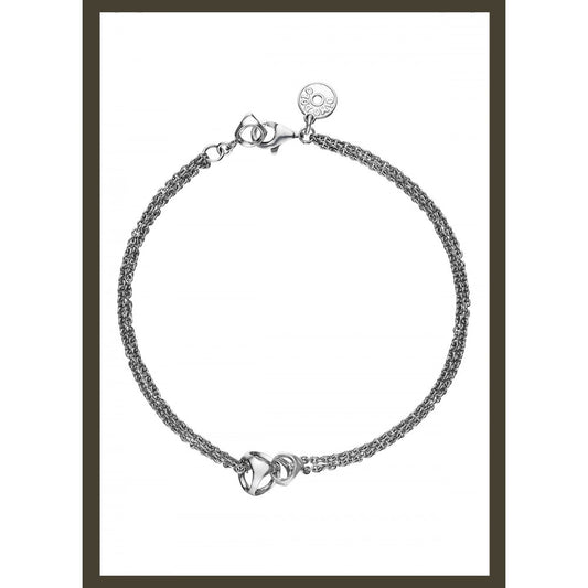 Maharaja Collection Linked By Love Bracelet in Sterling Silver