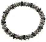 Metalworks Full Unisex Bracelet in Ruthenium Black Polvere
