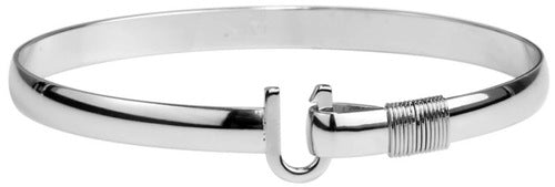 Maharaja Collection Round Titanium Wrap Bracelet in Silver Color (7.5'')