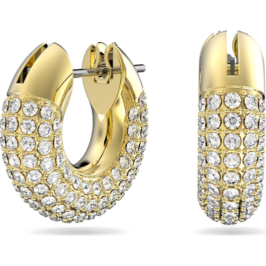 Maharaja Collection PavΓ© Hoop Earrings in Gold-tone Plated