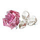Maharaja Collection Blossoming Rose Light Rose Necklace in Rose Gold