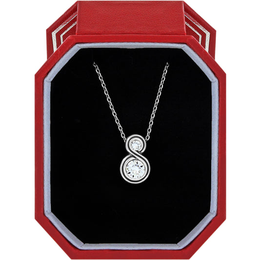 Maharaja Collection Infinity Sparkle Petite Necklace in Gift Box