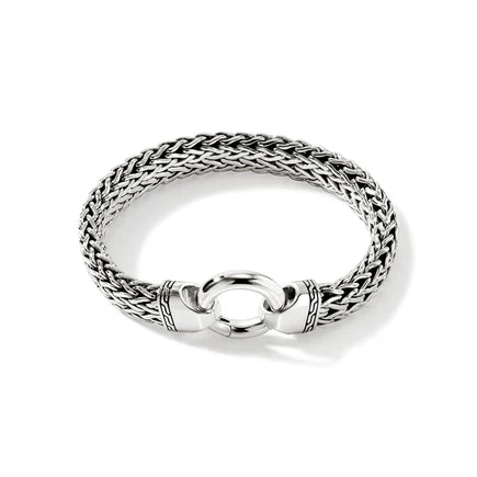 Icon Extension Large Flat Chain Bracelet with Seamless Clasp, Size UL