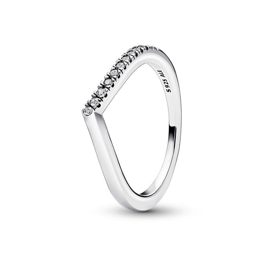 Maharaja Collection Half Sparkling Ring in Sterling Silver