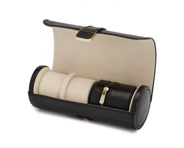 Maharaja Collection Double Watch Roll W/ Jewelry Pouch
