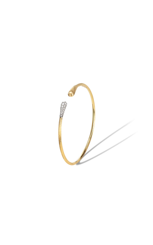 Maharaja Collection Diamond Kissing Cuff in 18K Yellow Gold (0.15ct)