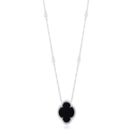 Maharaja Collection Round Malachite and Diamond Pendant Necklace in 14K Yellow Gold (2.69ct)