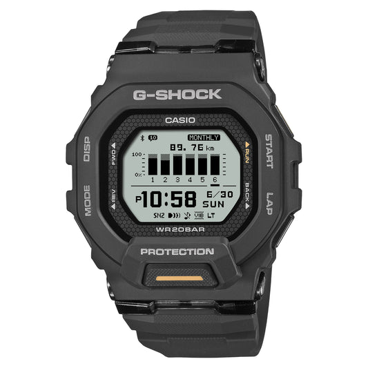 Maharaja Collection G-Squad Move Digital Black Fitness Watch 48.4mm in Resin