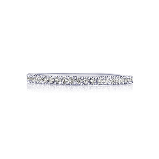 Tacori French PavΓ© Diamond Wedding Band - 1.5mm (0.18tdw) in 14K White Gold