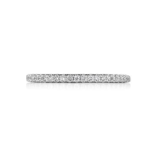 Tacori French PavΓ© Diamond Wedding Band in 14K White Gold (0.23ct)