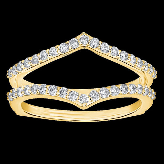Maharaja Collection Round Diamond Wrap Band in 14K Yellow Gold (0.50ct)