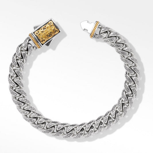 Maharaja Collection Two-Tone Bracelet, 7.5"