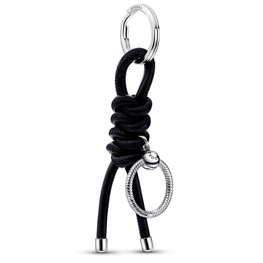 Maharaja Collection Fabric Charm Key Ring in Leather-free Material