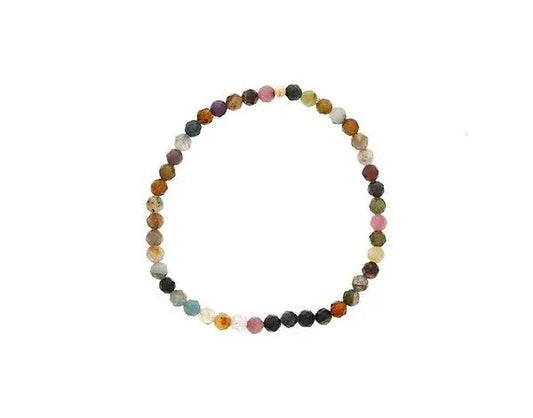 Maharaja Collection Faceted Tourmaline Bracelet in Gold Filled (4mm)