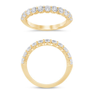 Everspark Diamond Crown Set Wedding Band with 1.00ctw Diamonds in 14Kt Yellow Gold (1ctw)