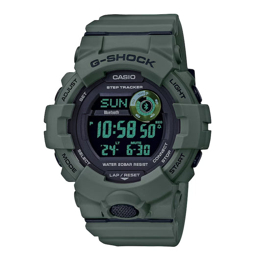 Maharaja Collection GBD800 Men's Move Sports Lineup Step Tracker Watch in Green Resin