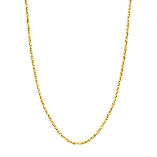 Maharaja Collection Rope Chain Necklace 4mm in 14K Yellow Gold (6.6100g)