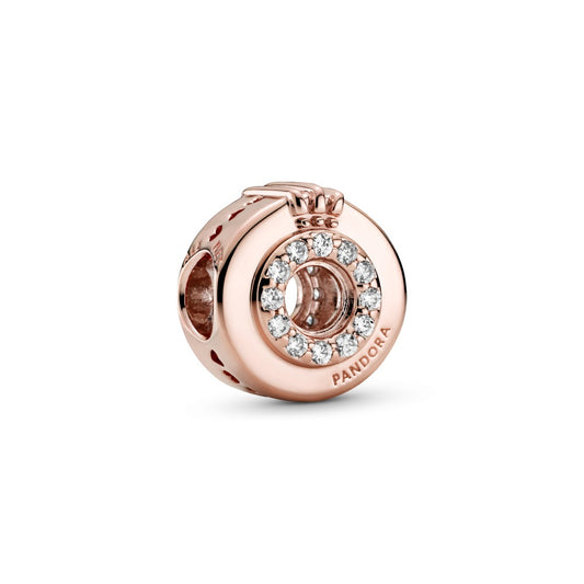 Maharaja Collection Open Centre Pave Crown O Charm
