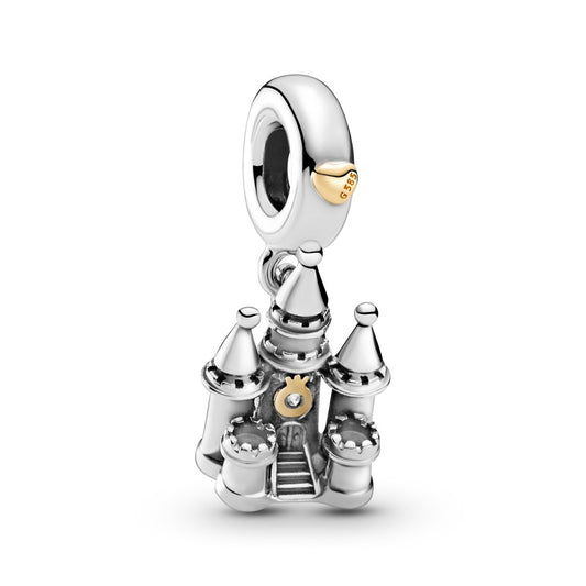 Maharaja Collection Castle Dangle Charm in Two-Tone