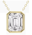 Maharaja Collection Dream Bezel Diamond Pendant in 18K Yellow Gold (0.75ctw)