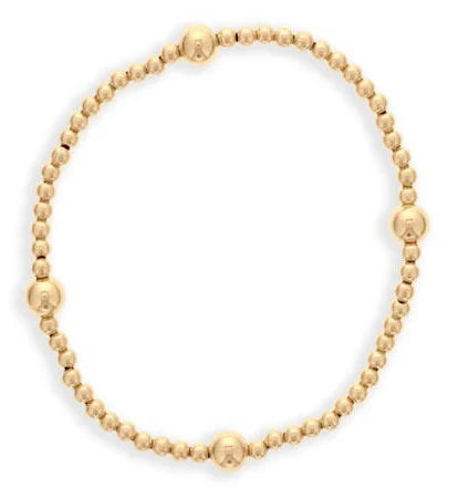Maharaja Collection Shine Bright Beaded Bracelet in Gold Filled