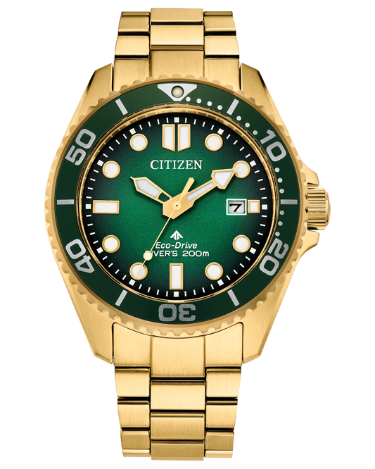 Citizen 41mm Green Promaster DIVE Men's Watch in Stainless Steel