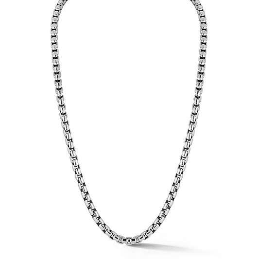 Maharaja Collection 5.3mm Box Chain Necklace in Sterling Silver