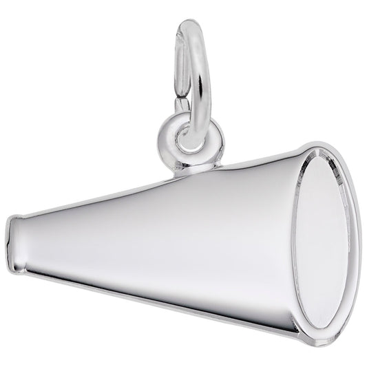 Maharaja Collection Megaphone Charm in Sterling Silver