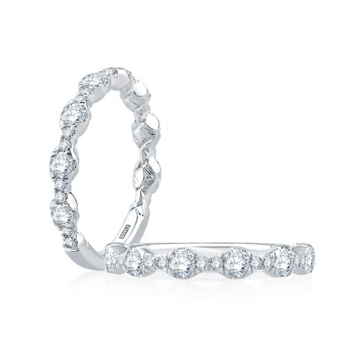 Maharaja Collection Round Diamond Lady's Wedding Band in 14K Yellow Gold (0.73ctw)