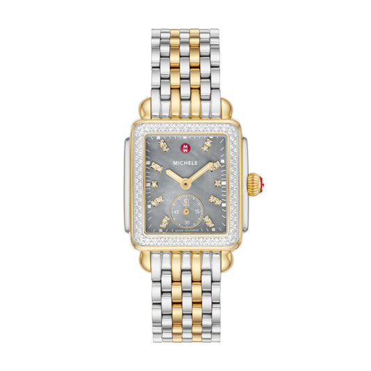 Maharaja Collection Deco Mid Two-Tone 18K Gold-Plated Diamond Watch