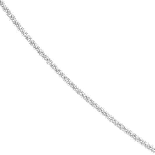 Maharaja Collection Wheat Chain Necklace with Lobster Lock in 14K Gold