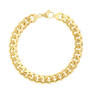 Maharaja Collection 11mm T-Miami Cuban Chain Bracelet in 14K Yellow Gold, 9