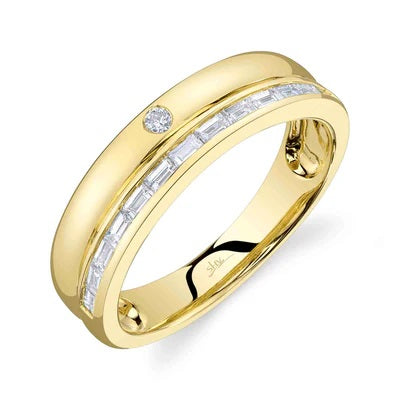 Maharaja Collection Baguette Diamond Band in 14K White Gold (0.32ct)