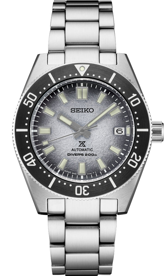 Seiko 1965 Diver Automatic Watch in Stainless Steel with Light Blue Dial
