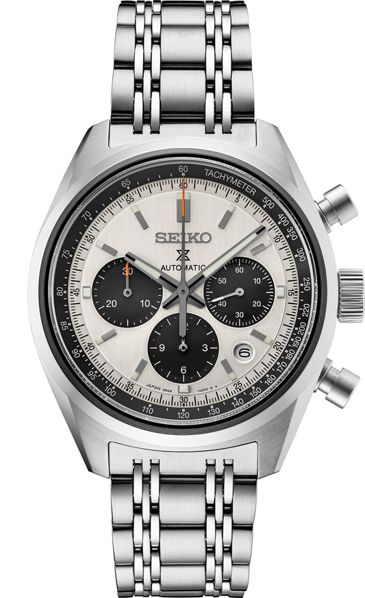 Seiko Prospex Luxe Speedtimer Automatic Chronograph Watch in Stainless Steel