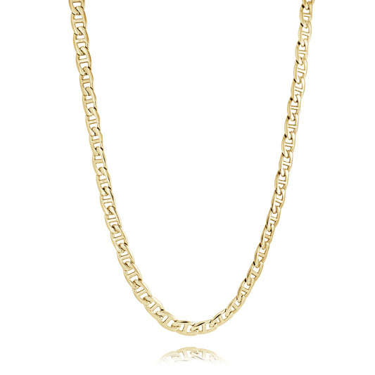 Maharaja Collection Mariner Link Chain Necklace, 24" (Gold Plated)